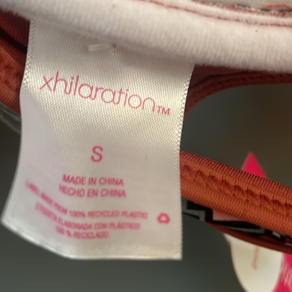 NWT, xhilaration, push up bikini top with strap included, size small - Picture 6 of 7